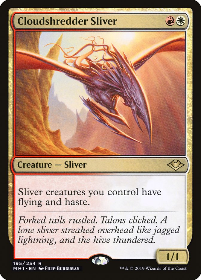 Cloudshredder Sliver 195 (Modern Horizons)  - Foil | Good Games Adelaide SA