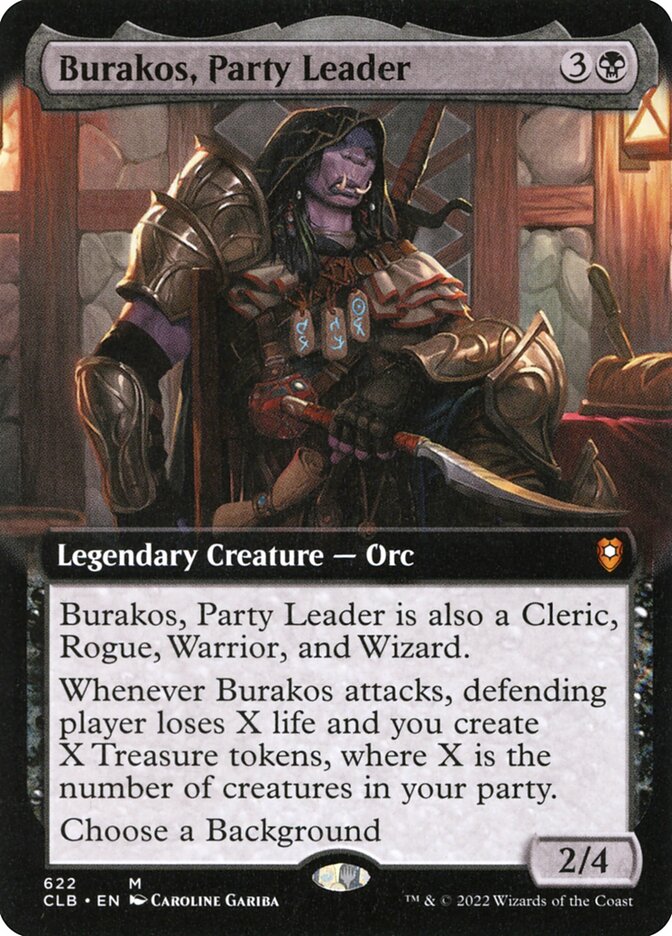 Burakos Party Leader Extended Art 622 (Commander Legends: Battle for Baldur's Gate)  | Good Games Adelaide SA