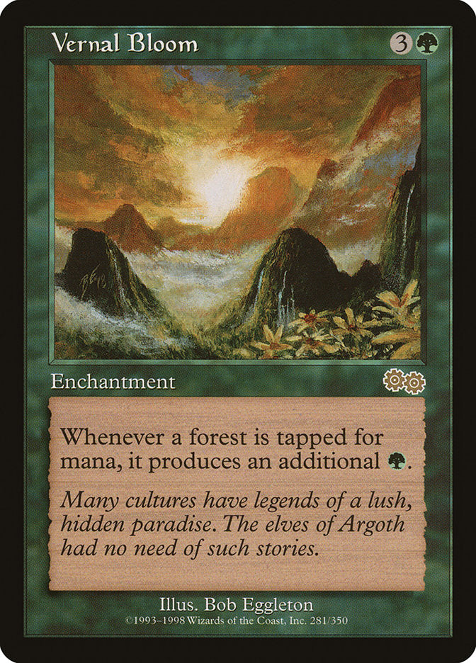 Vernal Bloom 281 (Urza's Saga)  | Good Games Adelaide SA