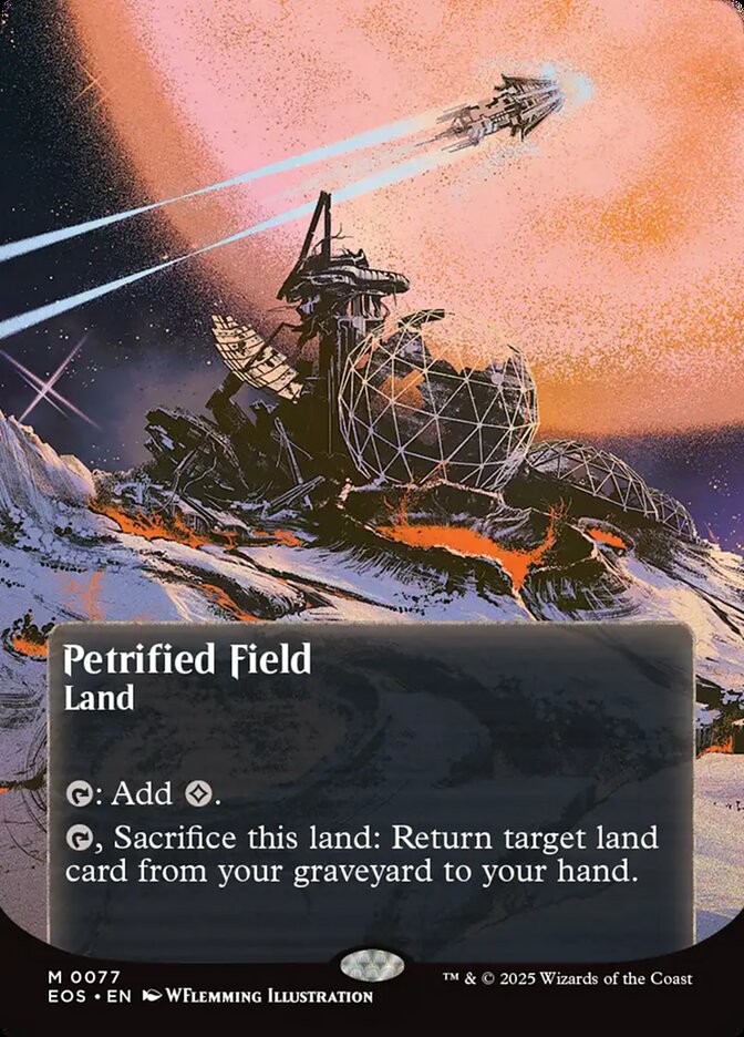 Petrified Field 77/0 (Edge of Eternities: Stellar Sights)  - Borderless | Good Games Adelaide SA