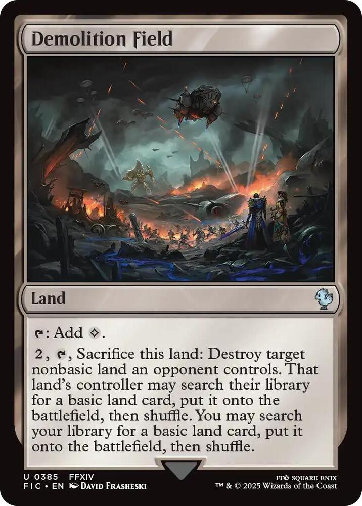Demolition Field  385 (Commander: FINAL FANTASY)  - Foil | Good Games Adelaide SA