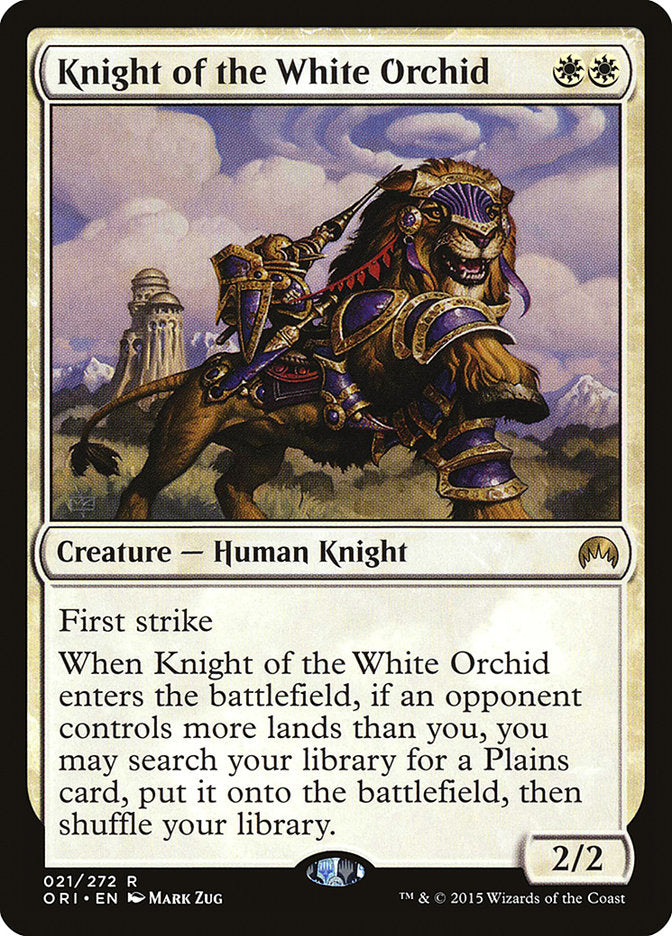 Knight of the White Orchid 21 (Magic Origins)  - Foil | Good Games Adelaide SA