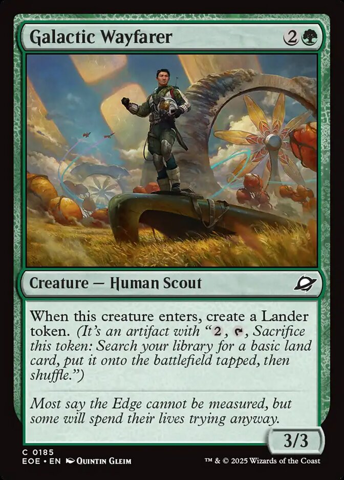 Galactic Wayfarer 185 (Edge of Eternities)  - Foil | Good Games Adelaide SA
