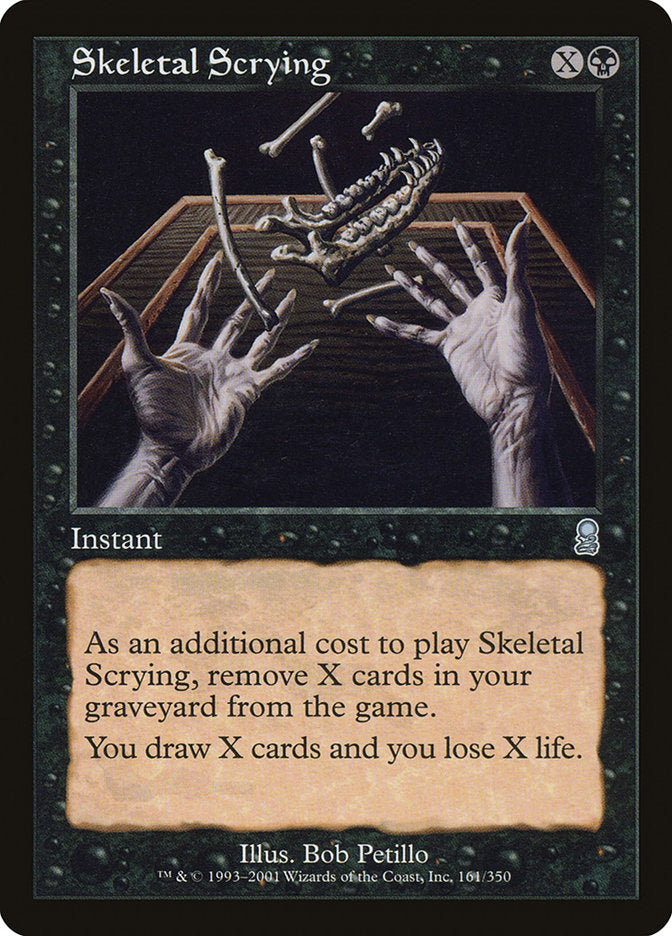 Skeletal Scrying 161 (Odyssey)  - Foil | Good Games Adelaide SA