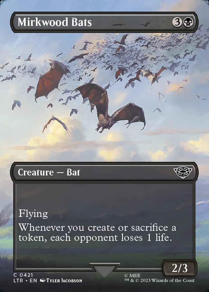 Mirkwood Bats 421 (Universes Beyond: The Lord of the Rings: Tales of Middle-earth)  - Borderless | Good Games Adelaide SA