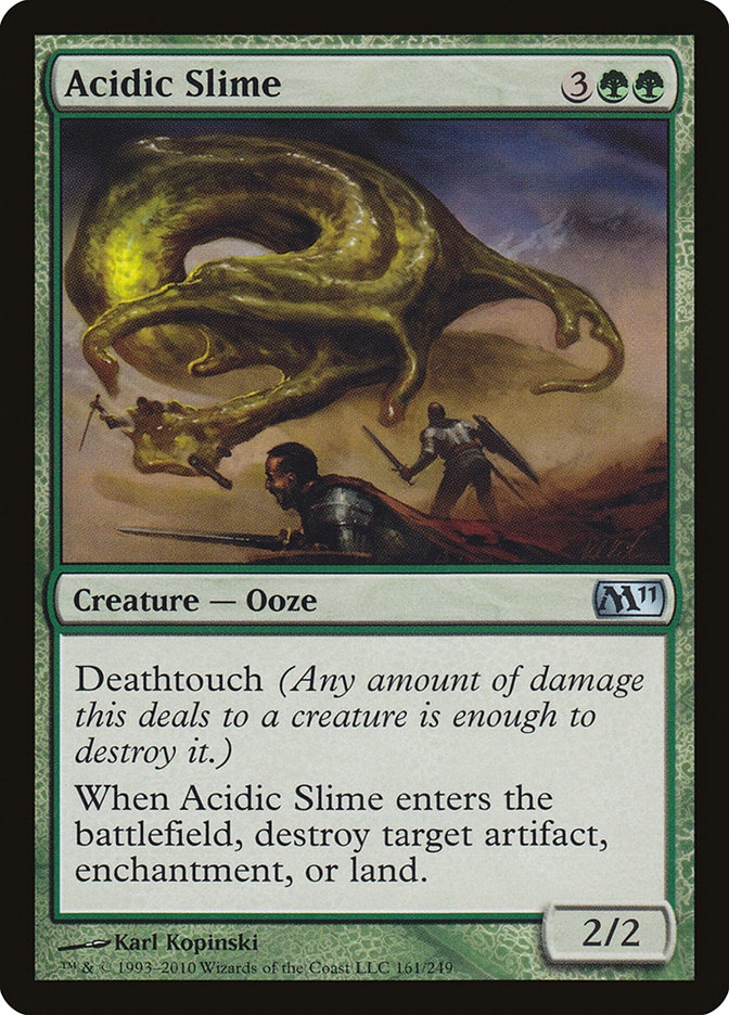 Acidic Slime 161 (Magic 2011 (M11))  | Good Games Adelaide SA
