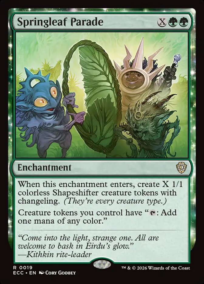 Springleaf Parade 19 (Commander: Lorwyn Eclipsed)  | Good Games Adelaide SA