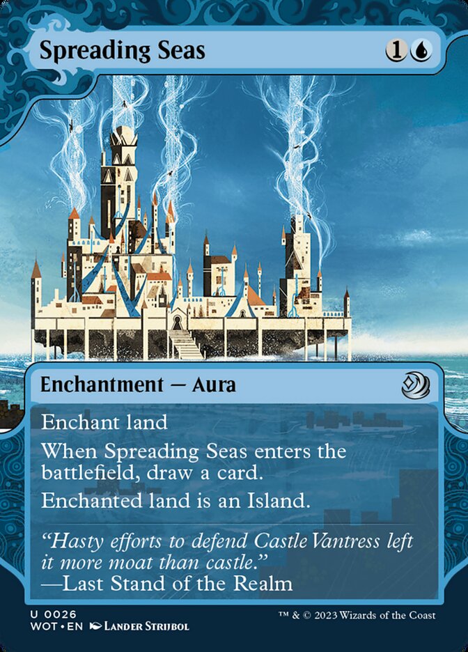 Spreading Seas 26 (Wilds of Eldraine: Enchanting Tales)  - Foil | Good Games Adelaide SA