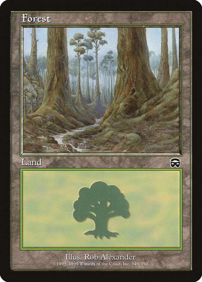 Forest 349 (Mercadian Masques)  - Foil | Good Games Adelaide SA