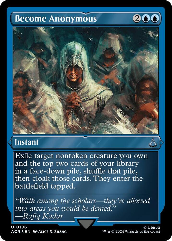 Become Anonymous 186 (Universes Beyond: Assassin's Creed)  - Foil | Good Games Adelaide SA
