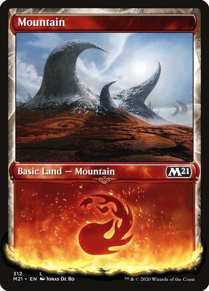 Mountain 312 (Core Set 2021)  | Good Games Adelaide SA