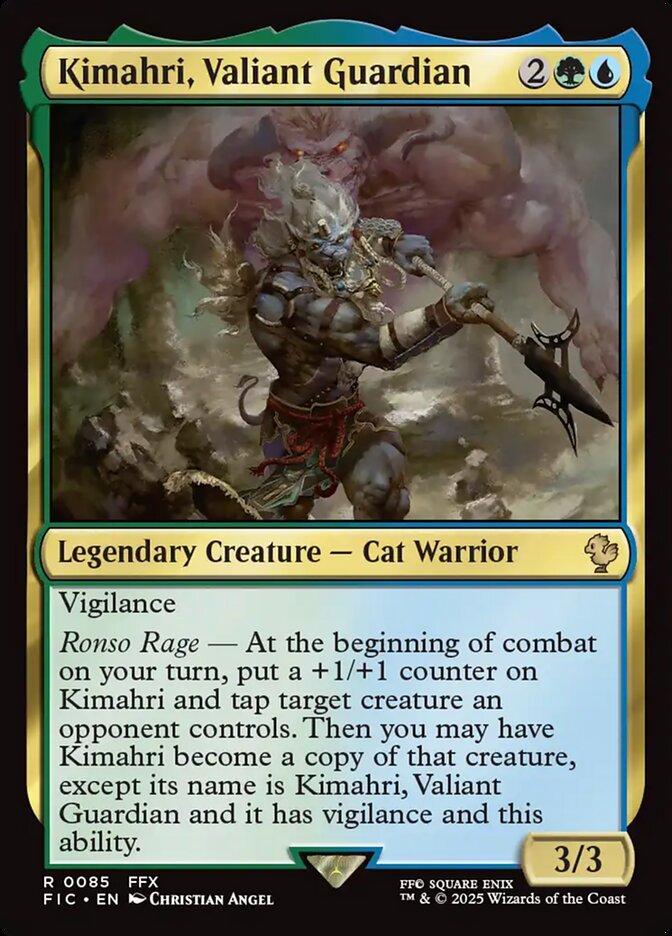 Kimahri, Valiant Guardian 85 (Commander: FINAL FANTASY)  | Good Games Adelaide SA
