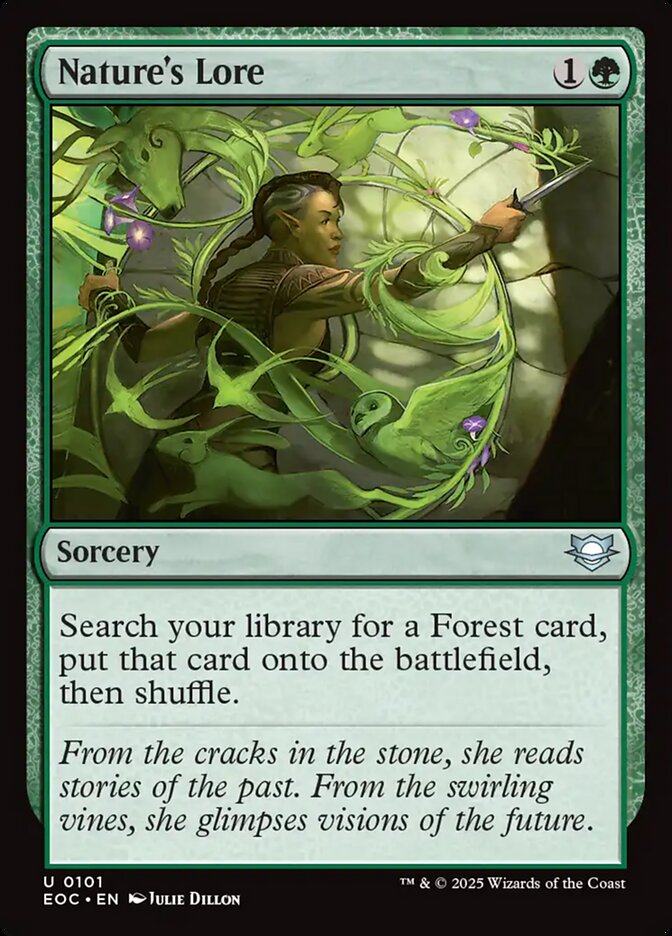 Natures Lore 101 (Commander: Edge of Eternities)  | Good Games Adelaide SA