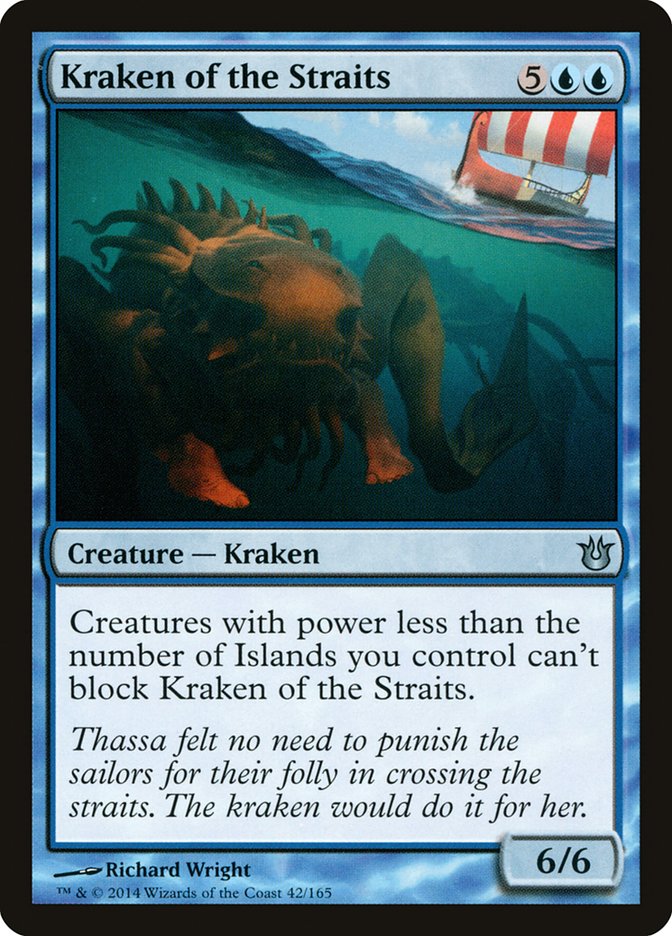 Kraken of the Straits 42 (Born of the Gods)  - Foil | Good Games Adelaide SA