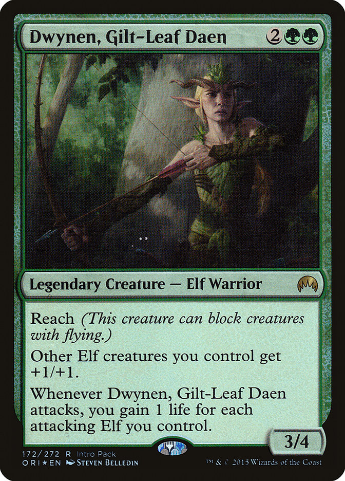 Dwynen, Gilt-Leaf Daen 172 (Unique and Miscellaneous Promos)  - Foil | Good Games Adelaide SA
