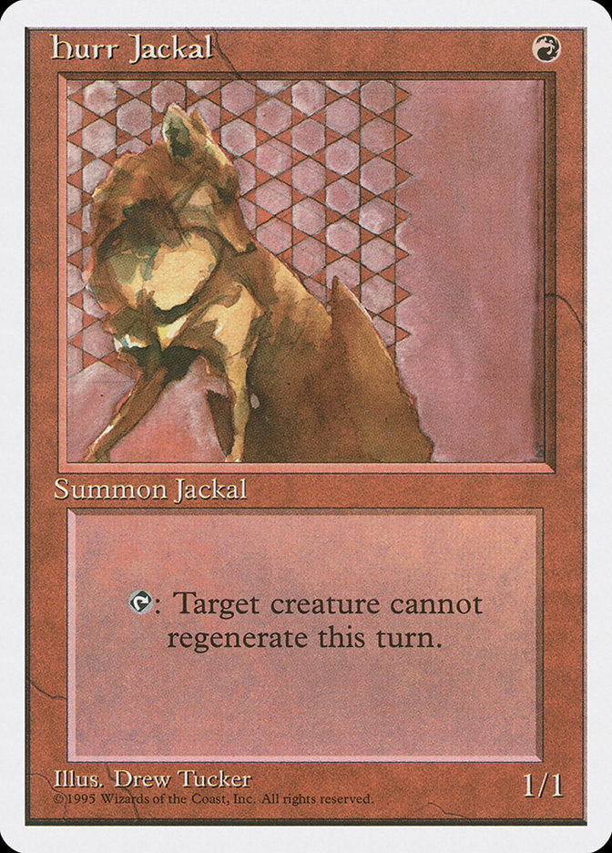 Hurr Jackal  (Fourth Edition)  | Good Games Adelaide SA