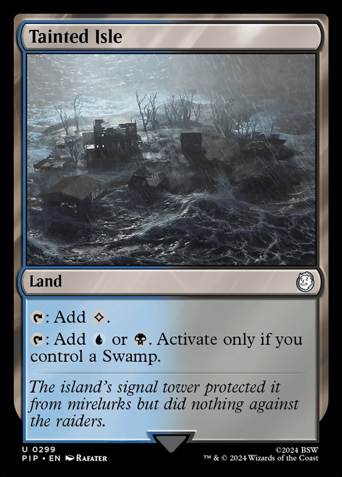 Tainted Isle 299 (Universes Beyond: Fallout)  - Foil | Good Games Adelaide SA