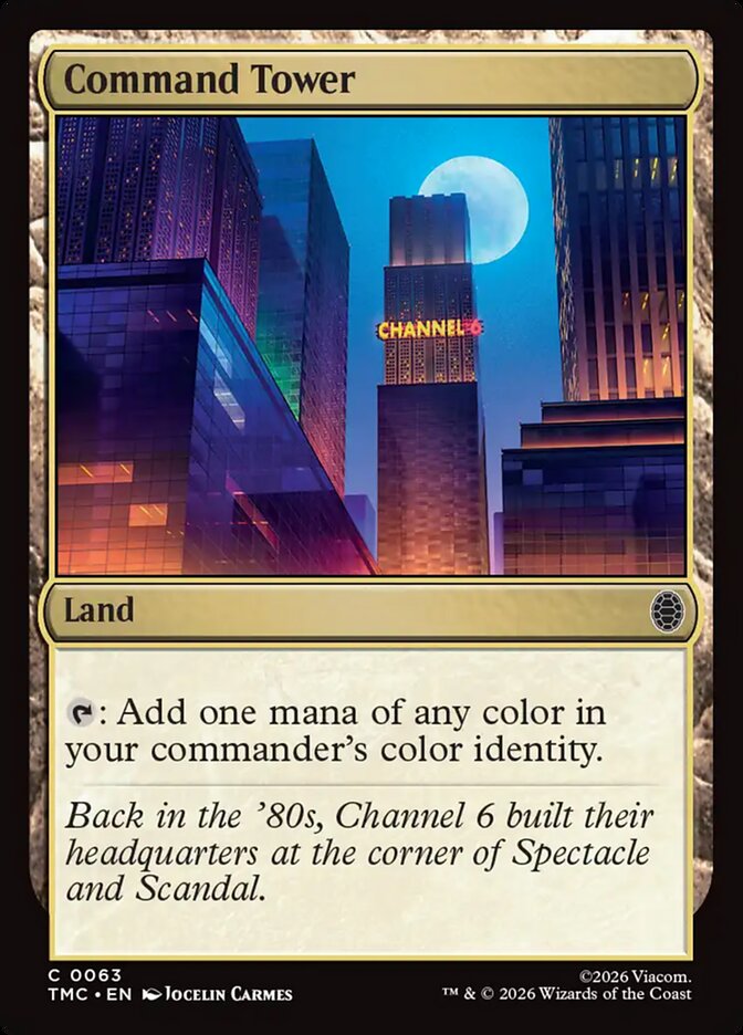 Command Tower 63/0 (Commander: Teenage Mutant Ninja Turtles)  - Surge Foil | Good Games Adelaide SA
