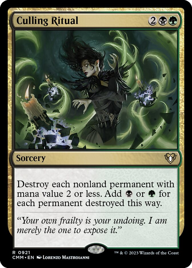Culling Ritual 921 (Commander Masters)  | Good Games Adelaide SA