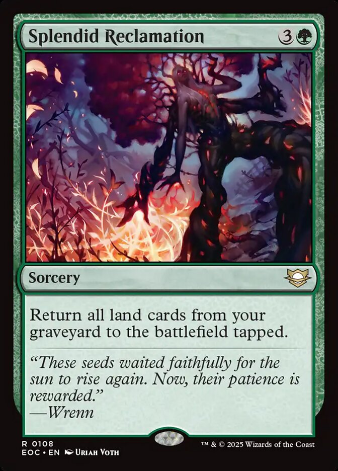 Splendid Reclamation 108 (Commander: Edge of Eternities)  | Good Games Adelaide SA