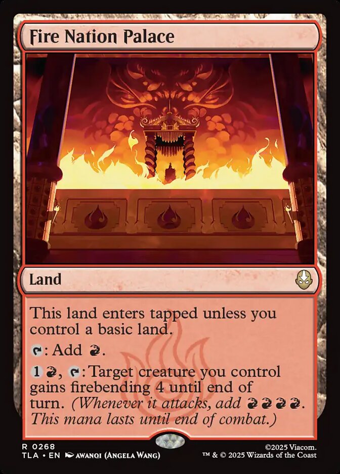 Fire Nation Palace 268 (Avatar: The Last Airbender)  - Foil | Good Games Adelaide SA