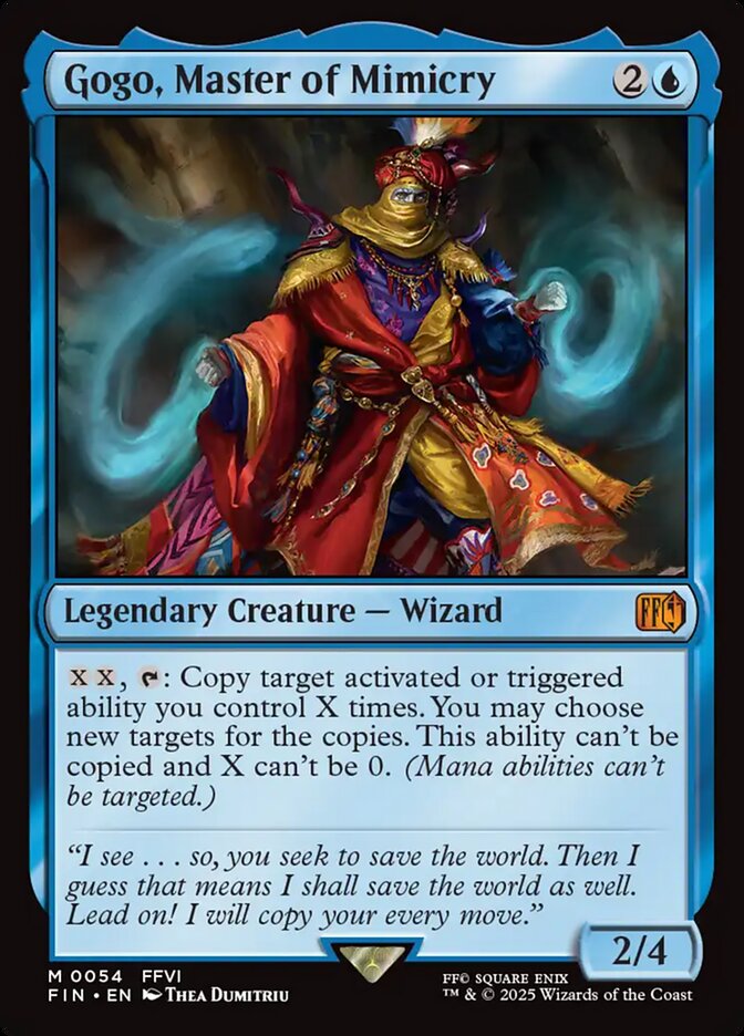 Gogo, Master of Mimicry 54 (FINAL FANTASY)  - Foil | Good Games Adelaide SA