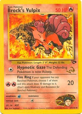 Brocks Vulpix W Stamped 037/132 (WoTC Promo)  | Good Games Adelaide SA