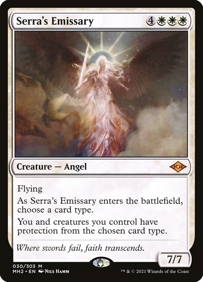 Serra's Emissary 30 (Modern Horizons 2)  - Foil | Good Games Adelaide SA