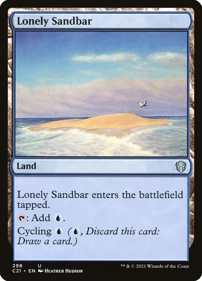 Lonely Sandbar 298 (Commander 2021)  | Good Games Adelaide SA