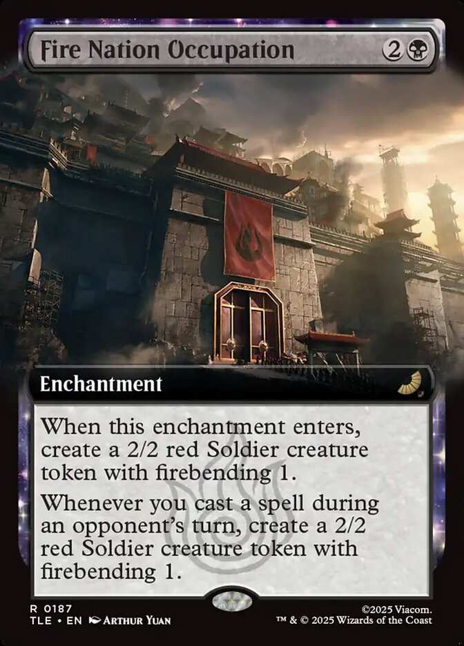 Fire Nation Occupation  187 (Avatar: The Last Airbender: Eternal-Legal)  - Extended Art Foil | Good Games Adelaide SA