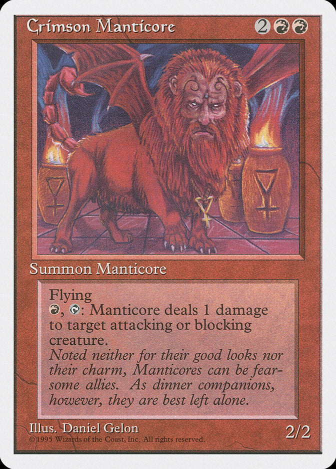 Crimson Manticore  (Fourth Edition)  | Good Games Adelaide SA