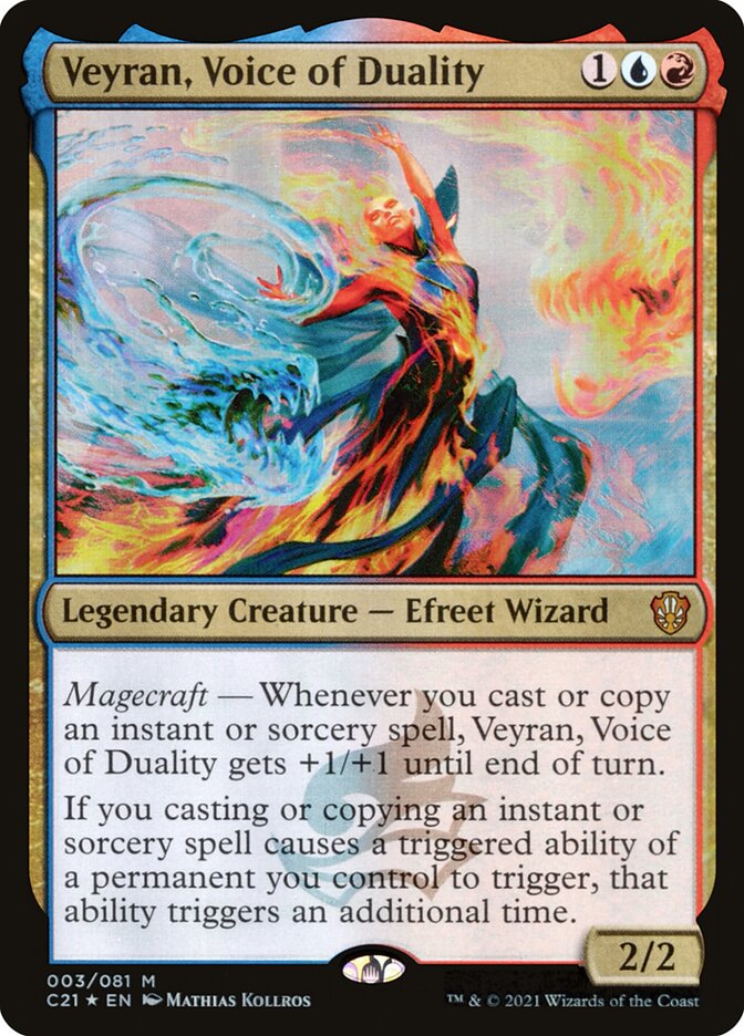 Veyran Voice of Duality 3 (Commander 2021)  - Foil | Good Games Adelaide SA