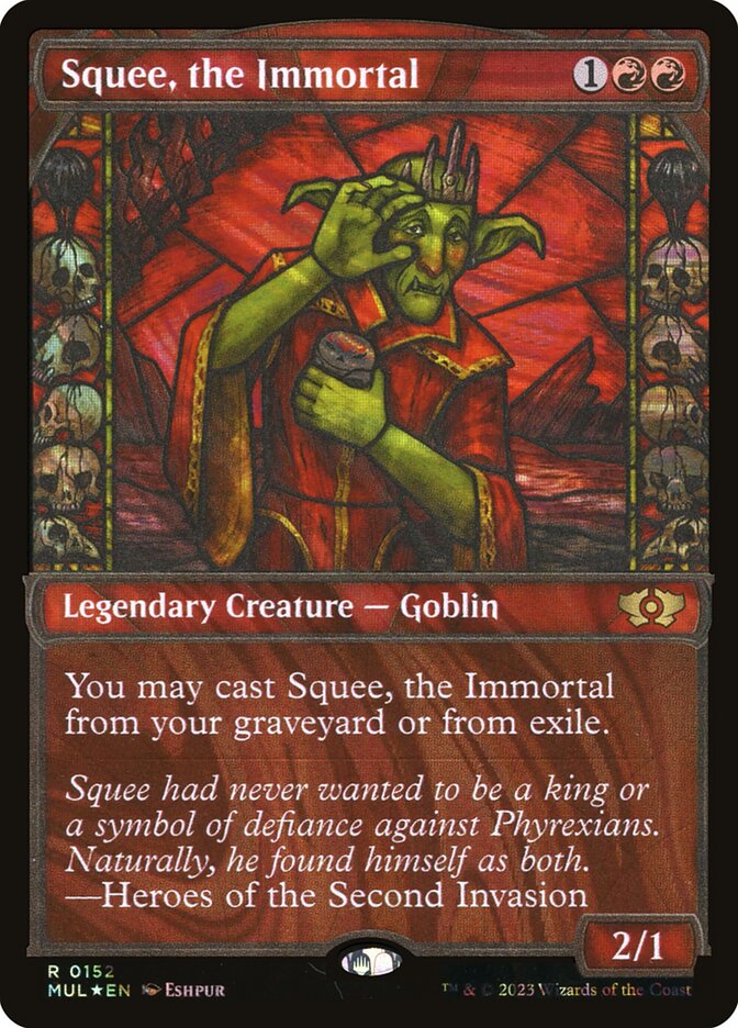 Squee, the Immortal 152 (March of the Machine: Multiverse Legends)  - Showcase Halo Foil | Good Games Adelaide SA