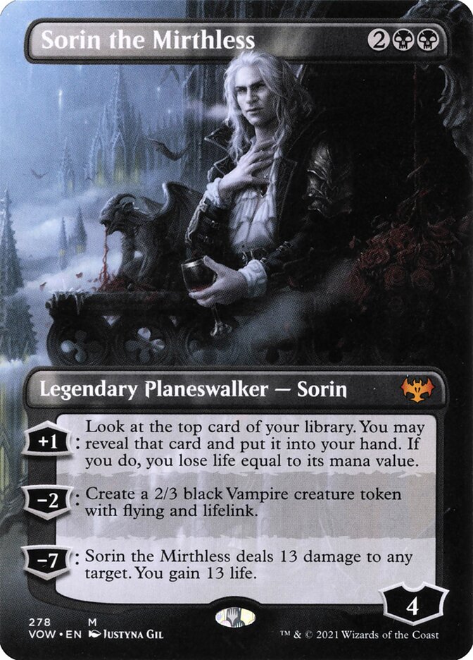 Sorin the Mirthless 278 (Innistrad: Crimson Vow)  - Foil | Good Games Adelaide SA