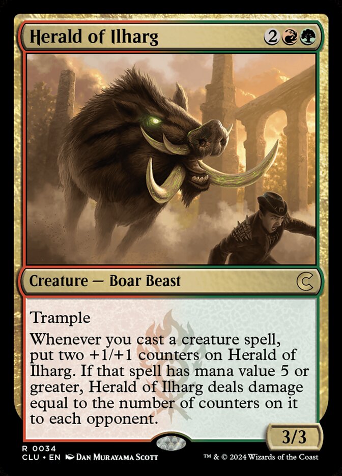Herald of Ilharg 34 (Ravnica: Clue Edition)  | Good Games Adelaide SA