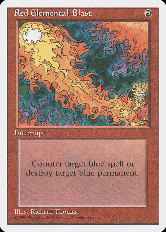Red Elemental Blast  (Fourth Edition)  | Good Games Adelaide SA