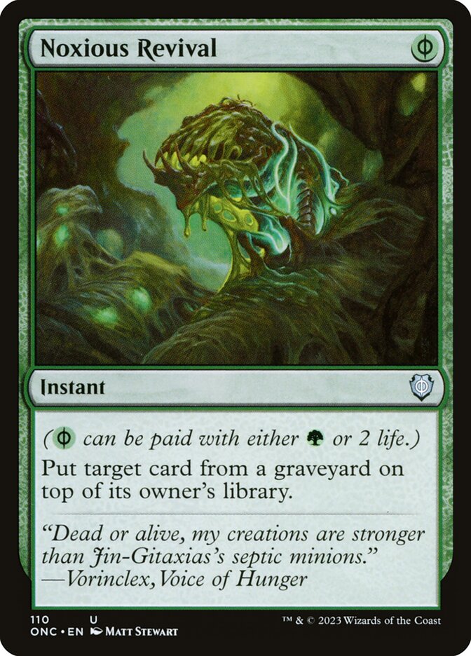 Noxious Revival 110 (Commander: Phyrexia: All Will Be One)  | Good Games Adelaide SA