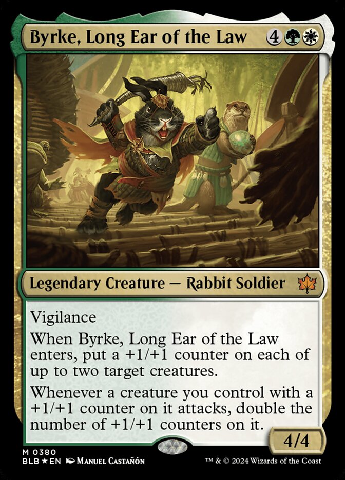 Byrke, Long Ear of the Law 380 (Bloomburrow)  - Foil | Good Games Adelaide SA