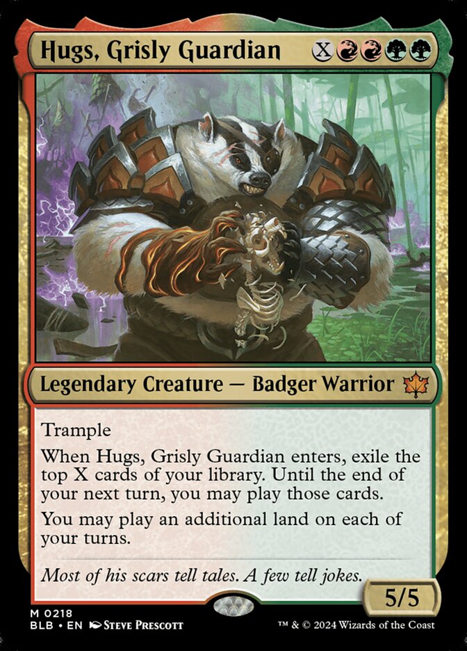 Hugs, Grisly Guardian 218 (Bloomburrow)  | Good Games Adelaide SA