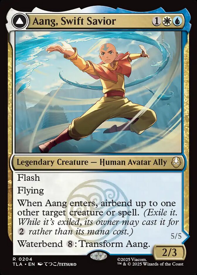 Aang Swift Savior 204 (Avatar: The Last Airbender)  - Foil