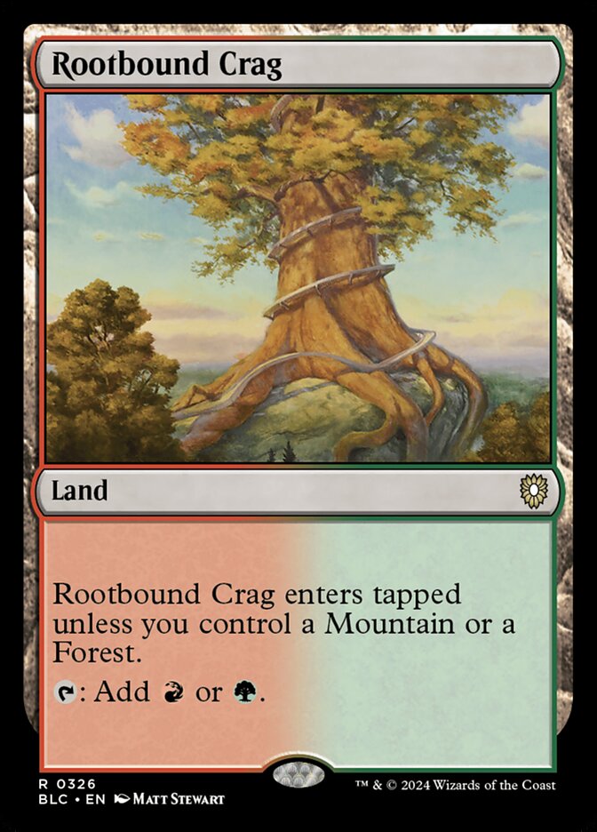 Rootbound Crag 326 (Commander: Bloomburrow)  | Good Games Adelaide SA