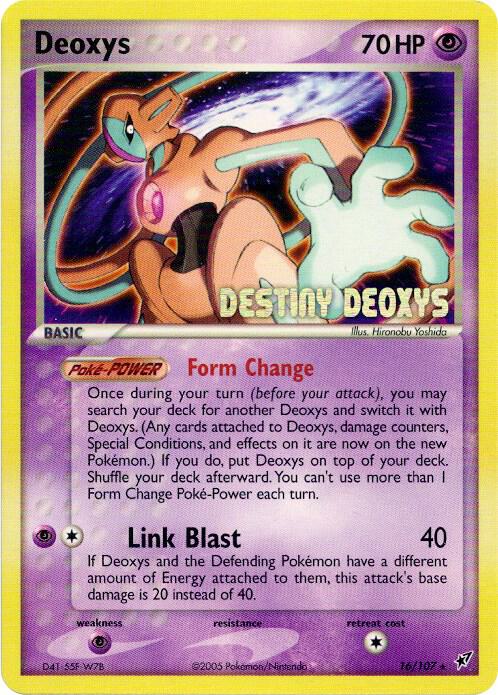 Deoxys Normal Forme Movie Promo 016/107 (Miscellaneous Cards & Products)  | Good Games Adelaide SA