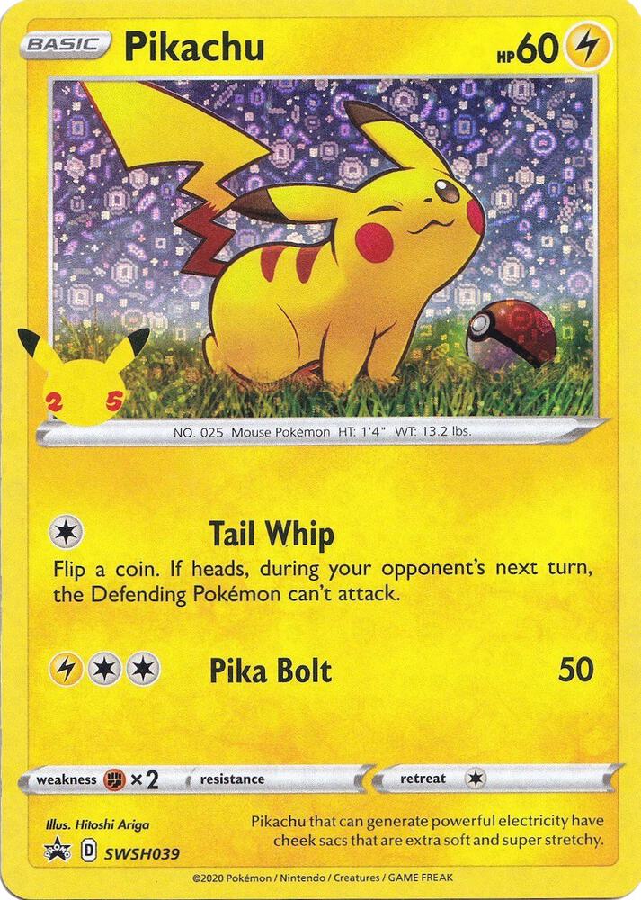 Pikachu SWSH039 General Mills SWSH039 (Miscellaneous Cards & Products)  - Holofoil | Good Games Adelaide SA