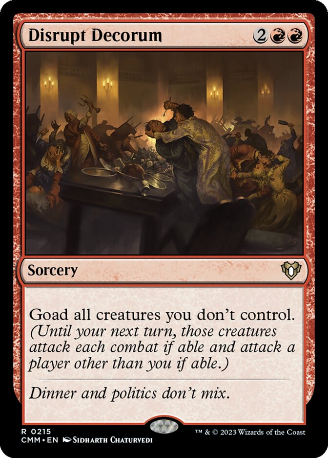 Disrupt Decorum 215 (Commander Masters)  | Good Games Adelaide SA