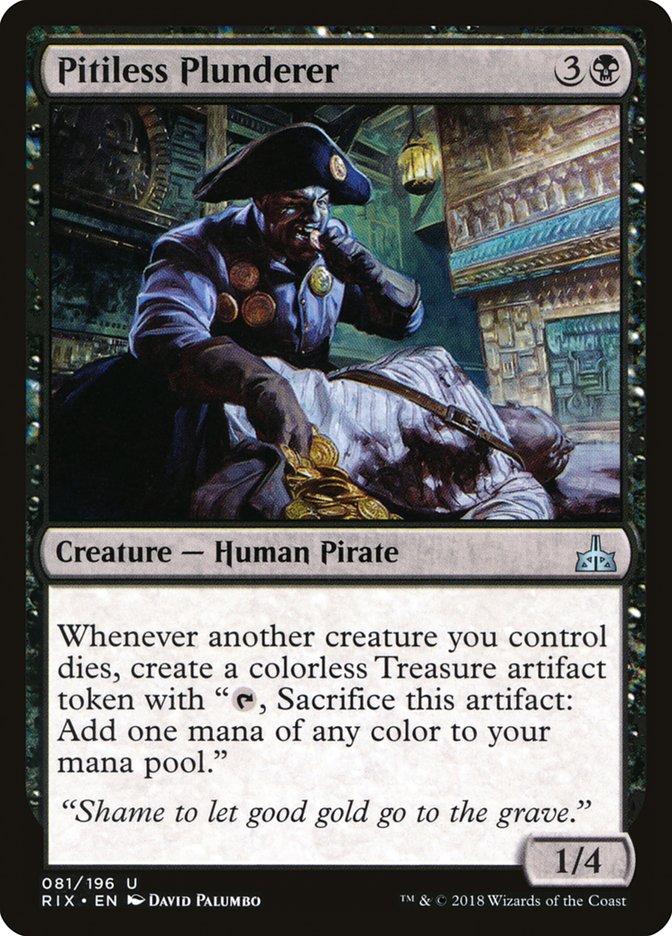 Pitiless Plunderer 81 (Rivals of Ixalan)  - Foil | Good Games Adelaide SA