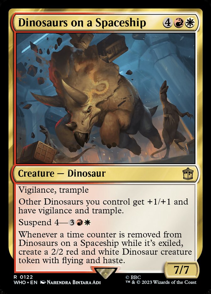 Dinosaurs on a Spaceship 122 (Universes Beyond: Doctor Who)  | Good Games Adelaide SA