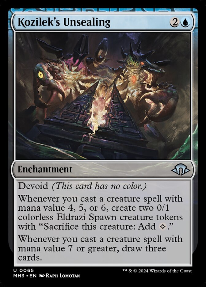Kozilek's Unsealing 65 (Modern Horizons 3)  | Good Games Adelaide SA