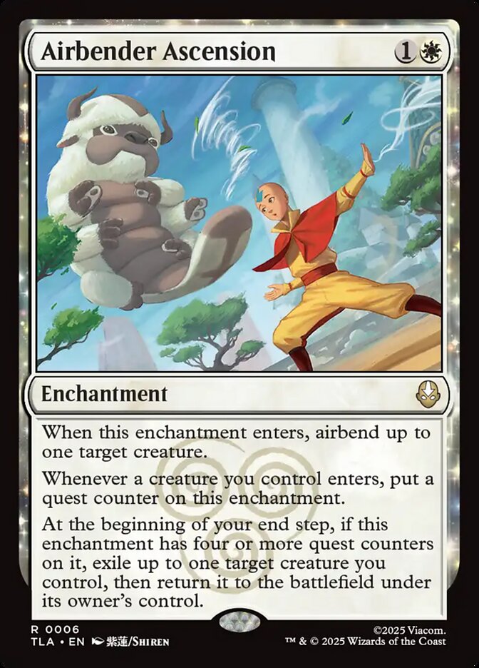 Airbender Ascension 6 (Avatar: The Last Airbender)  - Foil | Good Games Adelaide SA