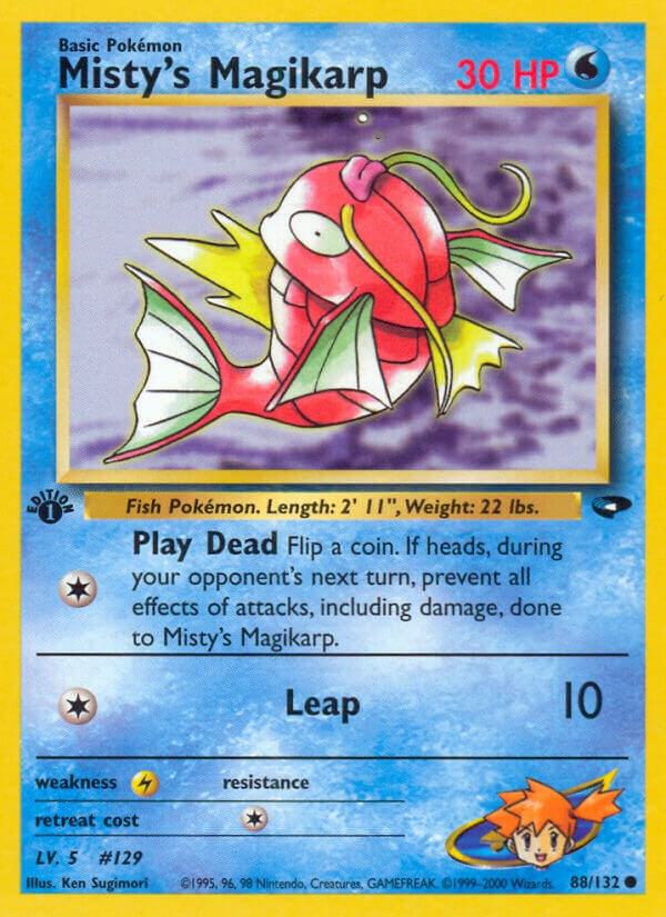 Misty's Magikarp 088/132 (Gym Challenge)  - 1st Edition | Good Games Adelaide SA