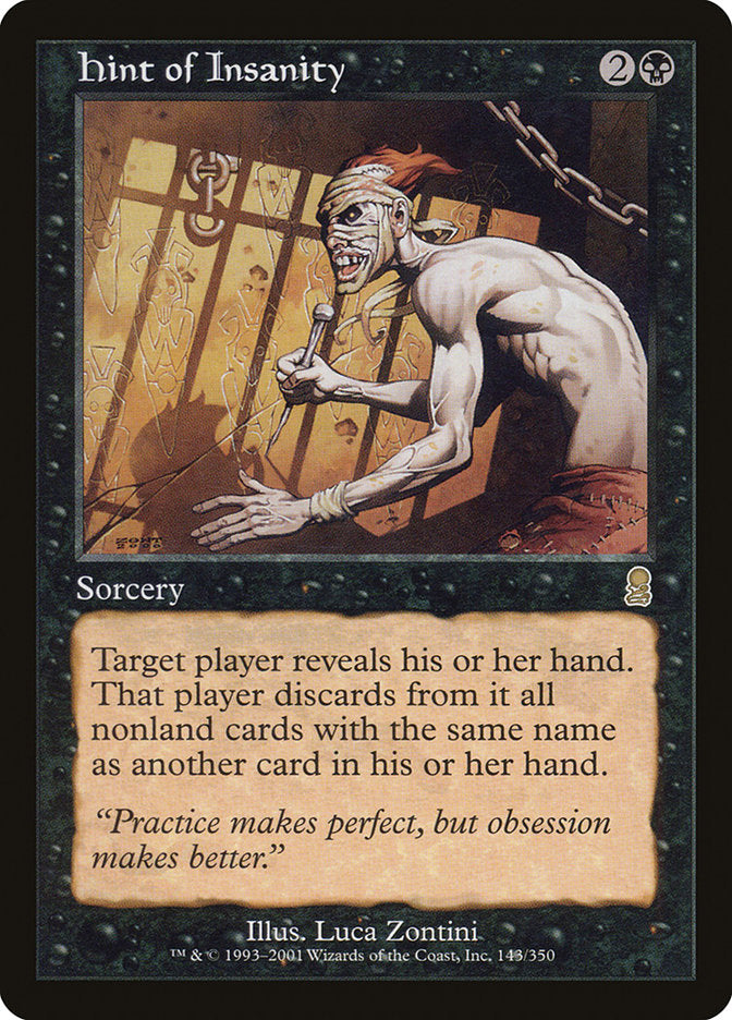 Hint of Insanity 143 (Odyssey)  - Foil | Good Games Adelaide SA
